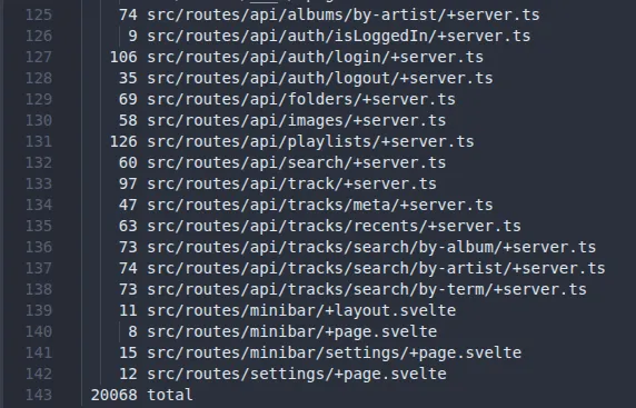 Screenshot of LOC Script